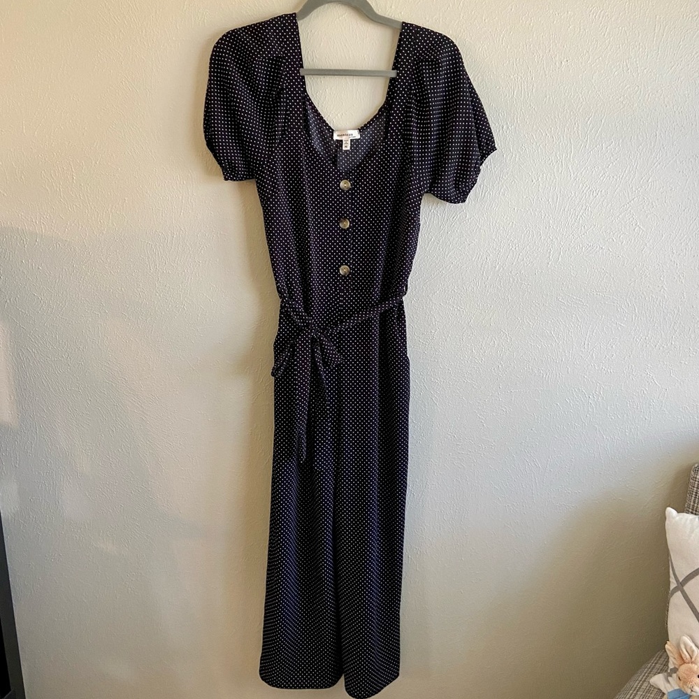 Black Polka Dot Romper